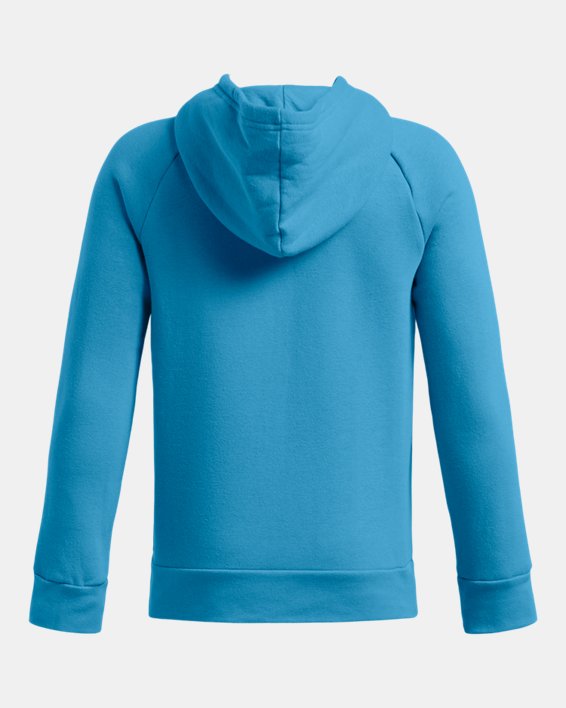 Under Armour Junior Rival Fleece Big Logo Hoodie - Blue Under Armour Junior Rival Fleece Big Logo Hoodie - Blue